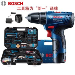 Дрель-шуруповерт Bosch GSR 120-Li + набор инструментов, зарядное устройство, кейс