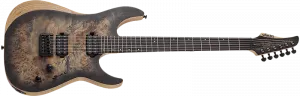 SCHECTER REAPER-6 2021 САТИНОВЫЙ УГОЛЬНЫЙ ВЗРЫВ