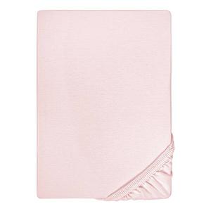 Простыня из тонкого джерси Biberna 0077144, роза