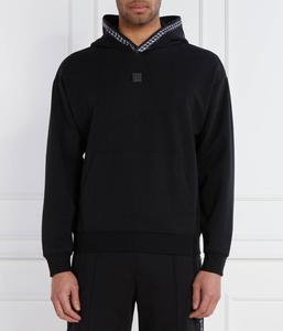 Толстовка Hugo Datechi Relaxed Fit, черный