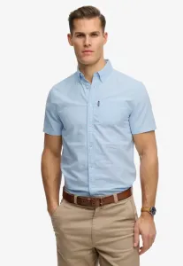 Рубашка с коротким рукавом в стиле оксфорд от essentials Superdry & Co, Seafoam Blue