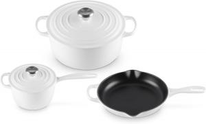 Набор эмалированной посуды Le Creuset, 5 предметов, белый