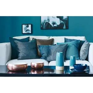 Декоративная подушка 2913 Чехол для подушки без наполнителя, 1 штука Apelt, Rot + gemustert