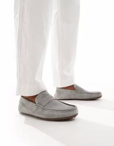 Драйверы ASOS DESIGN из синей замши