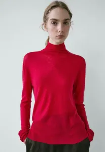 Студийный джемпер с длинными рукавами Massimo Dutti, Red