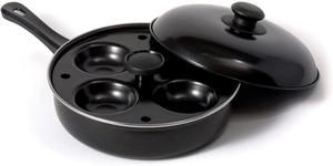 Сковорода - пашотница Fox Run 3 в 1 с антипригарным покрытием, черный