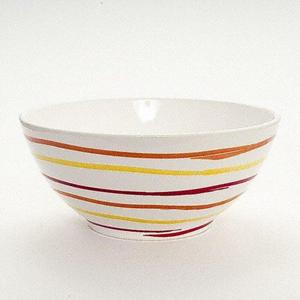 Чаша Landlust около 20см Gmundner Keramik, белый/желтый/красный