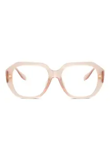 Очки в геометричной оправе Michael Kors, розовый
