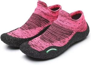 Мужские и женские легкие модные водные туфли для пляжа, дайвинга, рыбалки и водного спорта Zonkacen, розовый