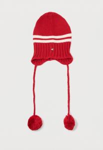Шапка Tommy Hilfiger CHUNKY BAUBLE BEANIE, Red