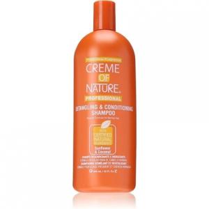 Creme of Nature Профессиональный шампунь для распутывания волос и кондиционирования, 946 мл, белый