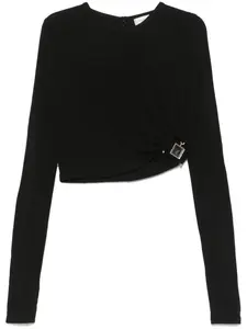 Топ с длинными рукавами Christopher Esber, черный