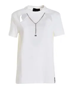 Модная футболка John Richmond, белый