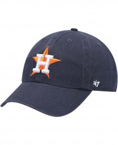 Мужская темно-синяя регулируемая шляпа Houston Astros Heritage Clean Up '47 Brand
