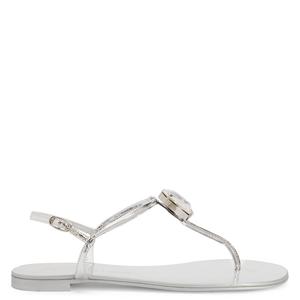 Сандалии женские Giuseppe Zanotti, серебряный