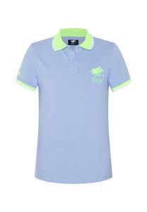 Рубашка-поло с контрастным воротником POLO SYLT, цвет Brunnera Blue