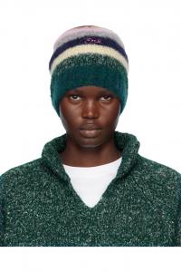 Шапка из мохера и альпаки в полоску Erl, Multi