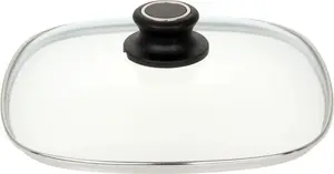 Сковорода чугунная LOTUS, квадратная, высокая, 29 см, с крышкой Lotus