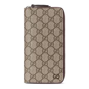 GUCCI Холщовый кошелек унисекс бежевый и темно-коричневый