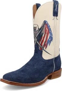 Сапоги Twisted X Mens Top Hand 12", темно-синий/белый/синий