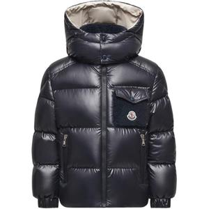 Moncler Пуховик Yule с капюшоном Night Blue для детей 3-7 лет