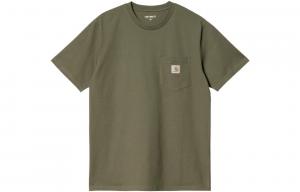 Carhartt WIP Футболка мужская армейского зеленого цвета