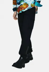 С брюками-карго на шнуровке Desigual, Grey