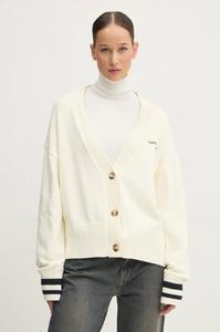 Кардиган Guess Jeans из хлопка, бежевый