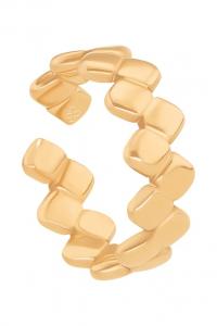 Позолоченное кольцо «Змея» Lilou, золотой