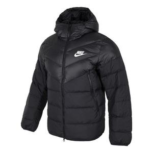 Куртка Nike hooded puffer jacket 'Black' DV0754-010