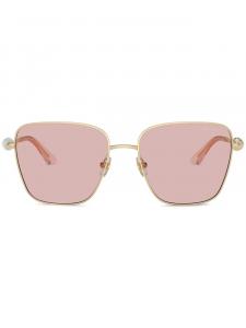 Jimmy Choo Eyewear солнцезащитные очки в квадратной оправе, золотой