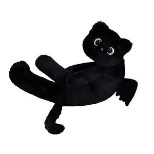 MLING Плюшевая кукла мультяшный черный кот высота 40см/70см/100см