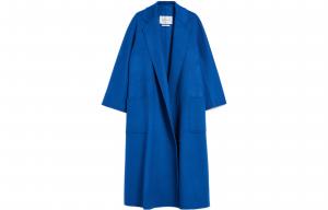 MaxMara Синее пальто Women's Blue, Blue