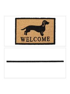 Коврик relaxdays Dackel, цвет natur/schwarz