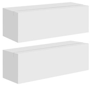 Настенный светильник Nettlife Carlson II, белый - пластик - 8 x 9 x 22 см