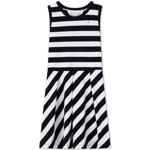 Tommy Hilfiger Платье black white stripes kids'