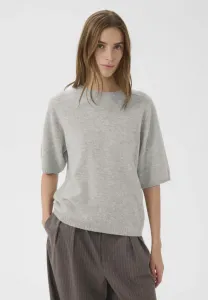 Базовая футболка kbetta с круглым вырезом Karen By Simonsen, Light Grey Melange