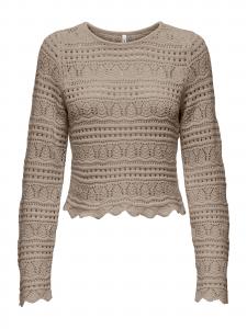 Only Maternity Свитер 'OLMELKE' в бежевом цвете