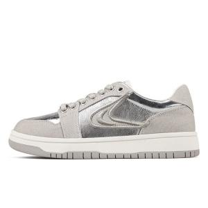 Кроссовки Quantity LIANGHUO Skateboarding Shoes Women's Low-top Silver, серебряный