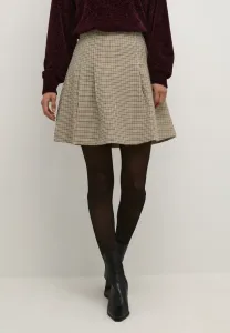 Плиссированная юбка в клетку куастра Culture, Beige