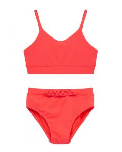 Привычный плетеный купальник 2 предмета Habitual, оранжевый