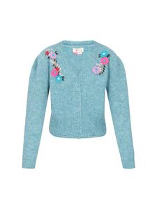 Женский кардиган цвета голубой мяты IZIA