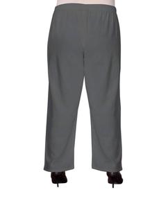 Широкие хлопковые брюки с мятой отделкой — цвет «плюс» серого цвета On The Plus Side, серый