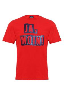 Футболка SCHIETWETTER Ja Moin, 100% Baumwolle, цвет red-navy