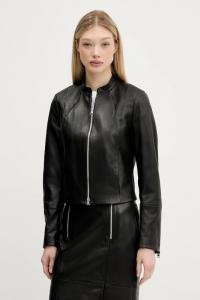 Кожаная куртка Hugo, черный