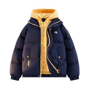 Пуховик Unisex Hooded Thickened 361°, classic темно-синий