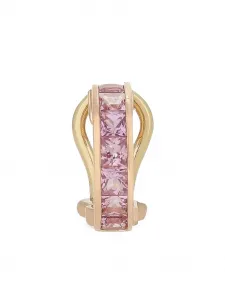 Серьга Anna из красного золота 18 карат с розовым сапфиром DOLCE & GABBANA, золотой