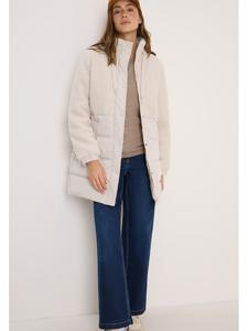 Cecil Стеганое пальто кремового цвета