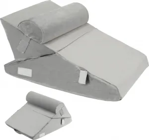 Подушка для чтения , подушка для спины, для кровати и дивана, расслабляющая подушка, подушка для шеи со съемным и моющимся чехлом, подушка для ног из пены с эффектом памяти, расслабляющая подушка для кровати, серая Bettizia