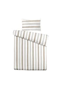 Комплект постельного белья Kayoom с наволочкой, 140x200 см, серо-коричневый